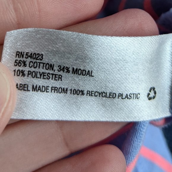 🛍️ BUNDLE ONLY | GAP purple/pink striped knit top Medium - Picture 6 of 12